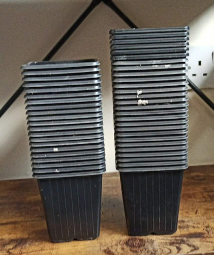Square plastic reusable - 38, x