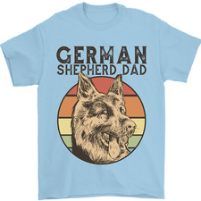 A German Shepherd Dog Dad Mens T-Shirt 100% Cotton