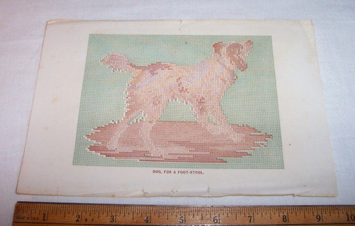 1869 dog original antique - 1869,