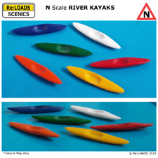 RIVER KAYAKS N Scale Kayaks