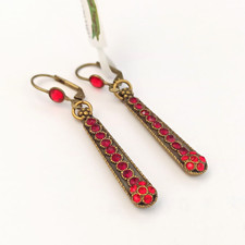 Michal Negrin Earrings Red