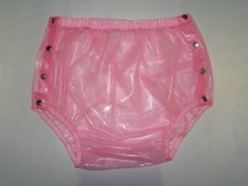 ADULT BABY SNAP ON PLASTIC PANTS  Incontinence New #P004-5T