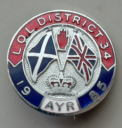 Ayr district 1985 orange - ayr, lodge