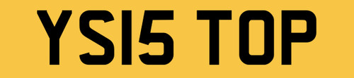 Number plate private - ys,