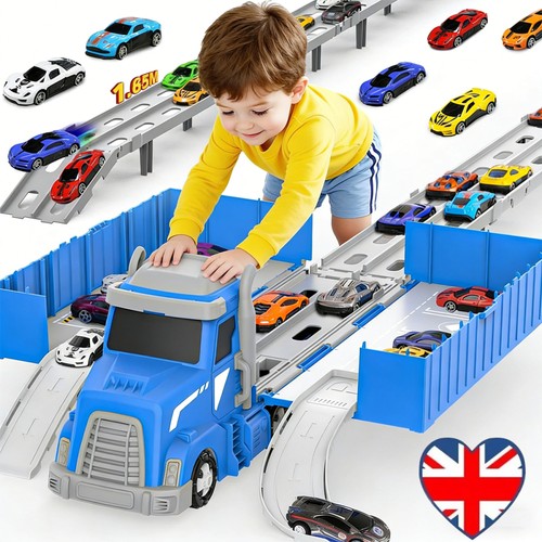 Race track transport truck - race,