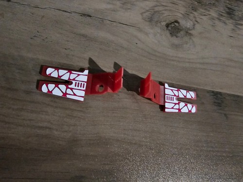 Popy pair red wings - pair,