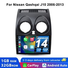 Android 14 For Nissan Qashqai J10 2006-2013 Carplay Car Stereo Radio GPS Sat Nav