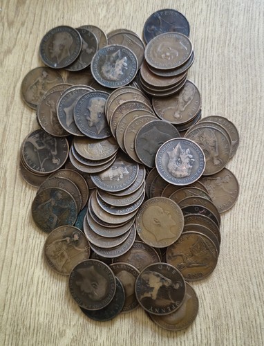 870g predecimal penny - predecimal, coins