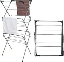 3 Tier Clothes Dryer Airer Foldable Laundry Rack Washing Line Drying Horse 14m