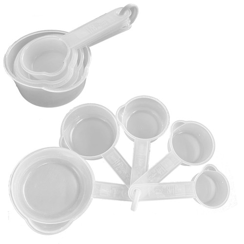 Pcs white measuring cups - 5,