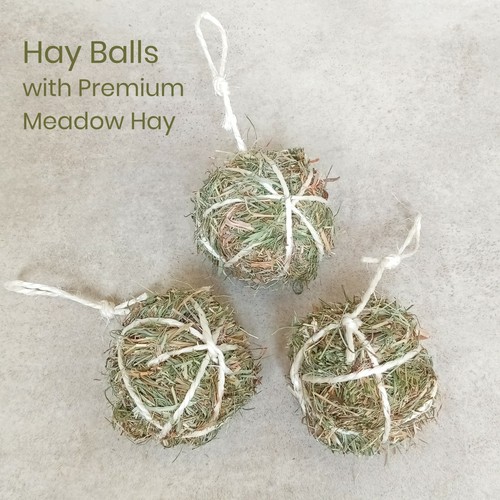 Meadow hay balls chew toys - balls,