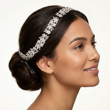Silver crystal rhinestone - silver,