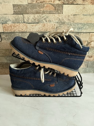 Kickers kick denim boots - denim,