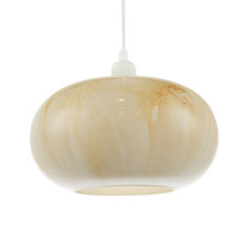 Amber Tinted Alabaster Glass