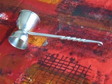 Double jigger Drinks Measure with Hand Wrought Barley Twist Handle