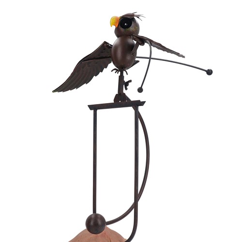 Stake owl wind - stake, sculpture