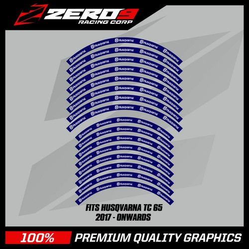 Husqvarna rim decals 14 - rim, tc