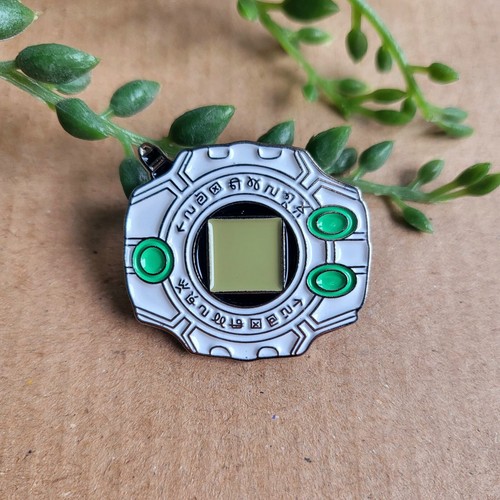 Digimon digivice enamel pin - digimon,