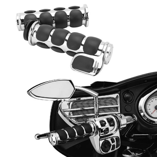 Motorcycle hand grips for - 1",