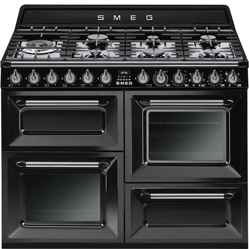 Smeg range cooker black - cooker,