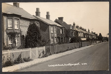 Postcard Hurstpierpoint nr Burgess Hill Sussex houses Cuckfield Road 1912 RP