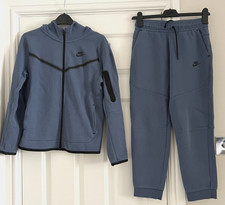 Nike, Boys, Blue, Matching, Non Fleecy Tracksuit, L