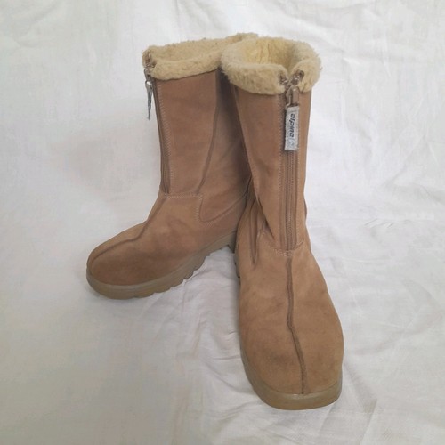 Alpineuk light brown - brown, suede