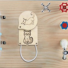 Kids busy board cat - board,