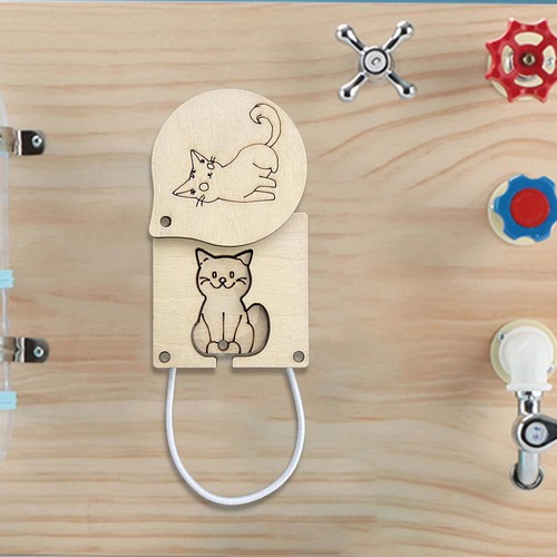 Kids busy board cat matching - board,