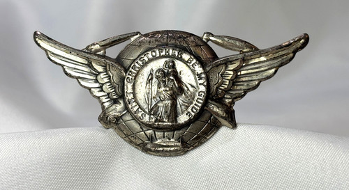 Art deco christopher pin - art,