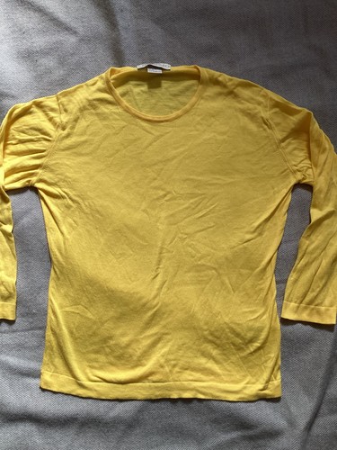 John smedley yellow cotton - yellow,