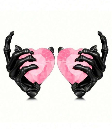 Black and pink skeleton - skeleton, hand
