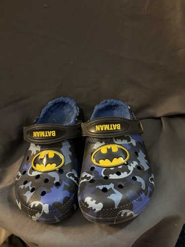 Batman crocs c12 lined heel - lined, to