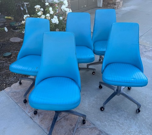 Vintage chromcraft mcm swivel - chromcraft,