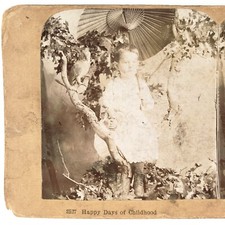 Bird Child Holding Parasol