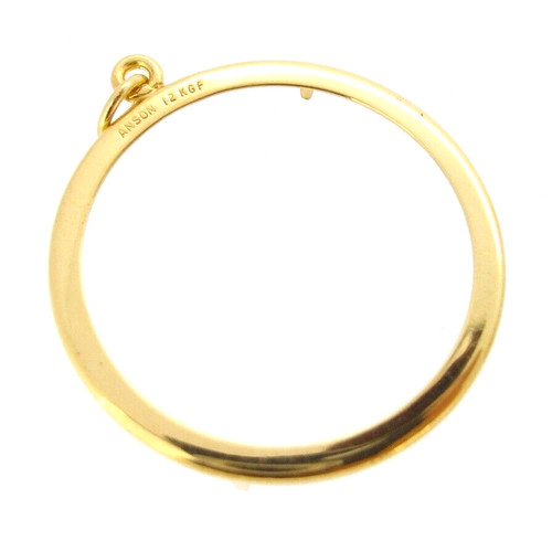 Pendant charm anson 12k - charm, gold