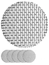 15mm Steel Pipe Screens Gauze - (50 Screens - 10 Packs of 5) 