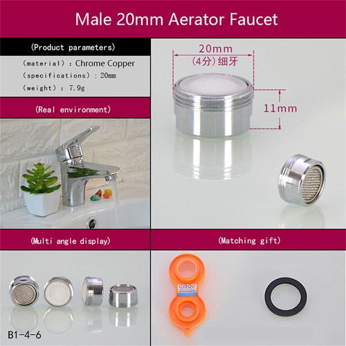 Water saving tap - water, aerator