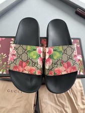 Gucci Bloom Sliders - UK  4 / EU 37 - With Dust Bags & Box - Authentic