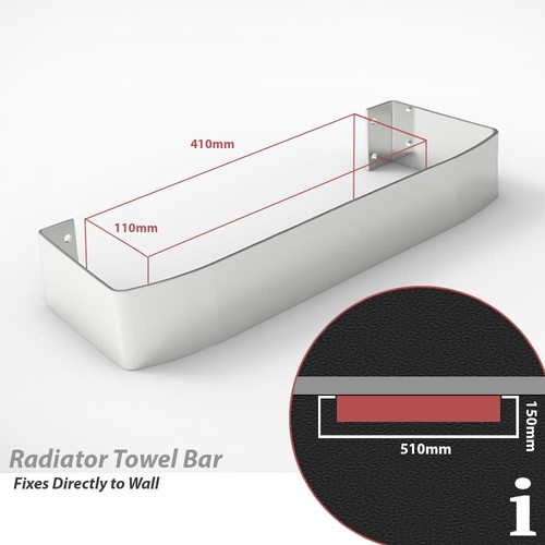 Chrome towel bar universal - towel,