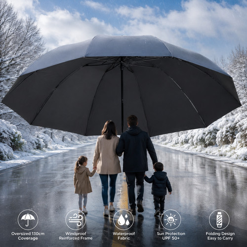130cm large folding umbrella - large,