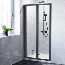 Kim 900 Matte Black Walk In Bi