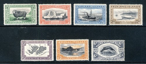 Falkland islands 1933 - kg, v