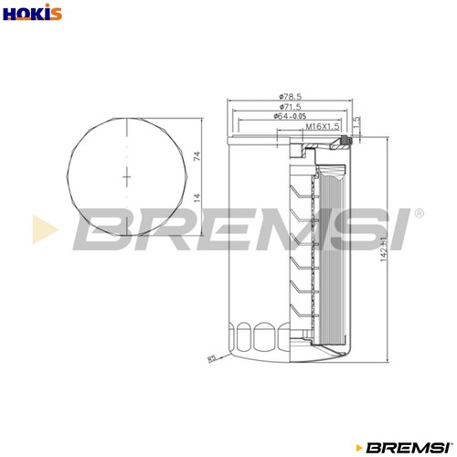 Fuel filter fe1314 for bmw - fe1314,