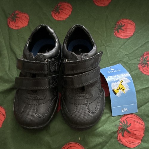 Kids black leather - tu,