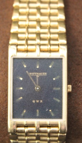 Wittnauer qwr dress - watch, gold