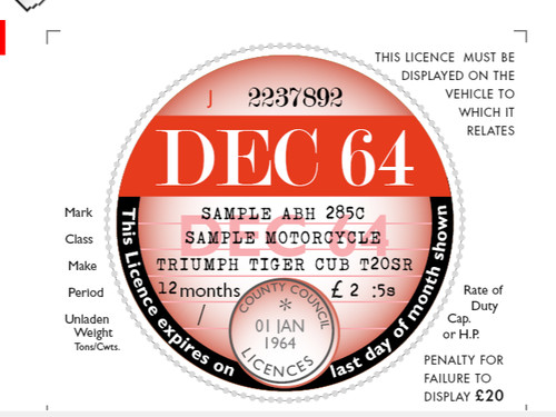 1963 2010 replica tax - 1963-2010,