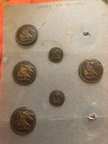 Antique livery buttons firmin - livery,