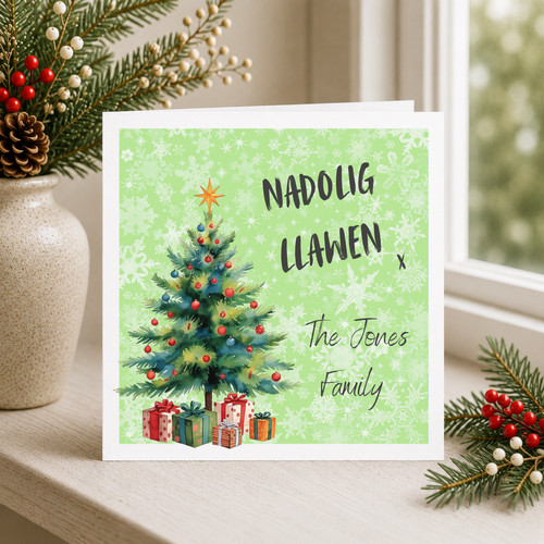 Personalised nadolig llawen - personalised,