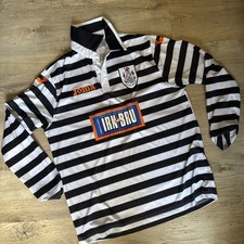 Queens Park F.C, Official Football Shirt (Long Sleeves) Large (Joma / Irn Bru)